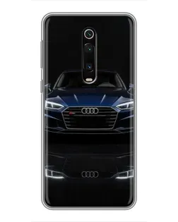 Чехол для Xiaomi Mi 9T с картинкой «Audi — ночное отражение»
