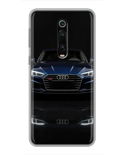 Чехол для Xiaomi Mi 9T с картинкой «Audi — ночное отражение»