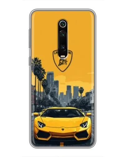 Чехол для Xiaomi Mi 9T с картинкой «Желтый Lamborghini город» Чехол для Xiaomi Mi 9T с картинкой «Желтый Lamborghini город»