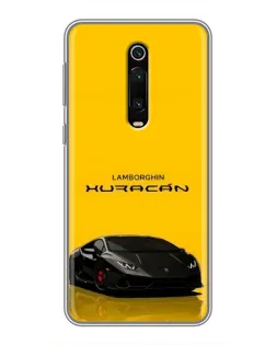 Чехол для Xiaomi Mi 9T с картинкой «Lamborghini Huracan черный»