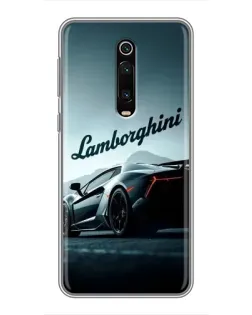 Чехол для Xiaomi Mi 9T с картинкой «Классическая надпись Lamborghini»