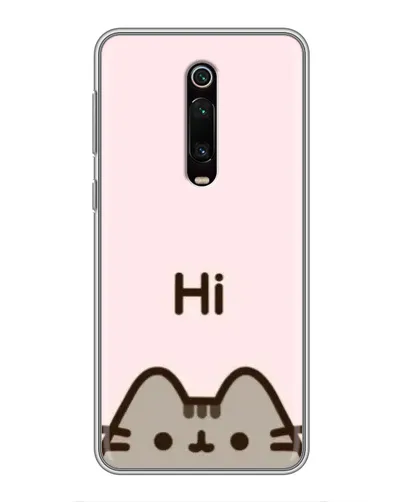 Чохол для Xiaomi Mi 9T з картинкою «Пушин каже Hi»