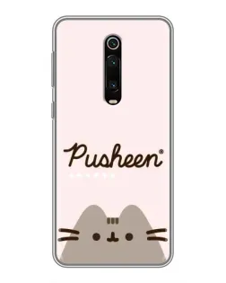 Чохол для Xiaomi Mi 9T з картинкою «Pusheen логотип»