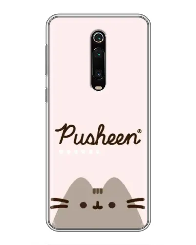 Чохол для Xiaomi Mi 9T з картинкою «Pusheen логотип»