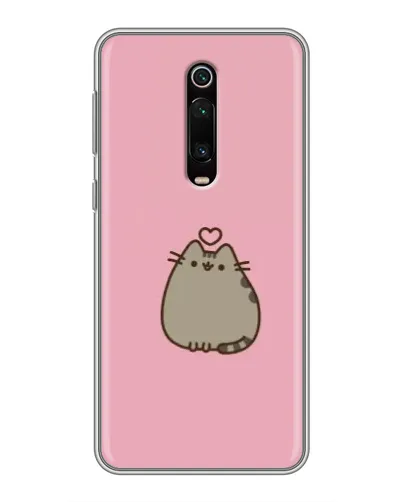 Чохол для Xiaomi Mi 9T з картинкою «Pusheen серце»