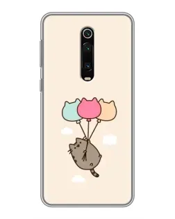 Чехол для Xiaomi Mi 9T с картинкой «Пушин на шариках»