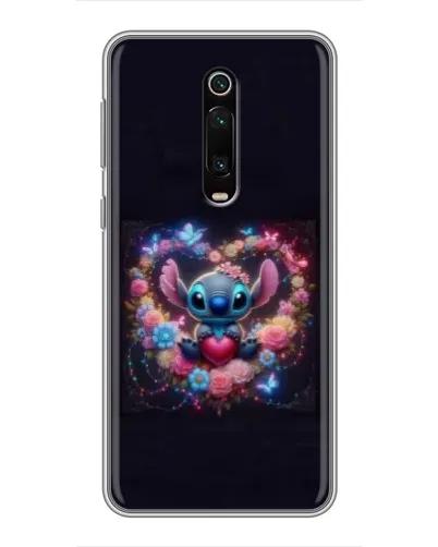 Чохол для Xiaomi Mi 9T з картинкою «Stitch у квітах» Чохол для Xiaomi Mi 9T з картинкою «Stitch у квітах»