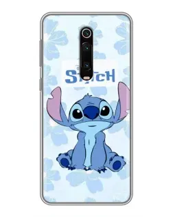 Чохол для Xiaomi Mi 9T з картинкою «Stitch серед квітів»
