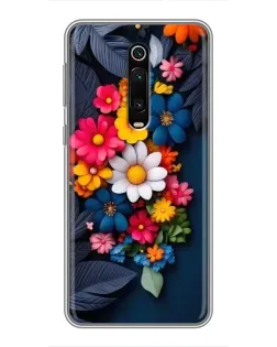 Чехол для Xiaomi Mi 9T с картинкой «Цветочная феерия»