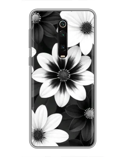 Чехол для Xiaomi Mi 9T с картинкой «Монохромные астры» Чехол для Xiaomi Mi 9T с картинкой «Монохромные астры»