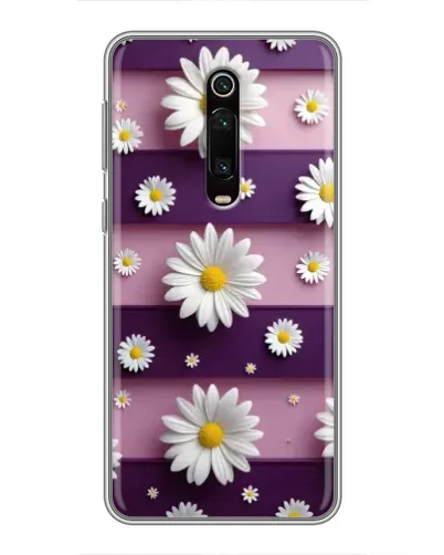 Чехол для Xiaomi Mi 9T с картинкой «Ромашки на фиолетовом» Чехол для Xiaomi Mi 9T с картинкой «Ромашки на фиолетовом»