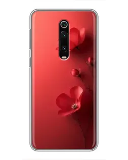 Чехол для Xiaomi Mi 9T с картинкой «Маковые соцветия»