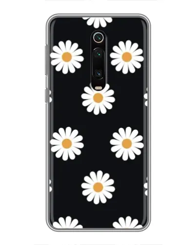 Чохол для Xiaomi Mi 9T з картинкою «Ромашки на чорному» Чохол для Xiaomi Mi 9T з картинкою «Ромашки на чорному»