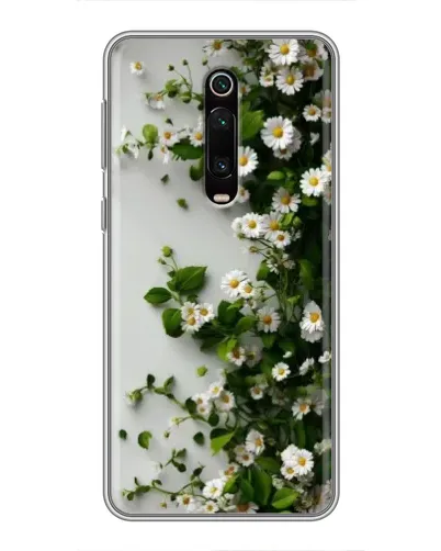 Чехол для Xiaomi Mi 9T с картинкой «Ветка мелких белых цветов» Чехол для Xiaomi Mi 9T с картинкой «Ветка мелких белых цветов»