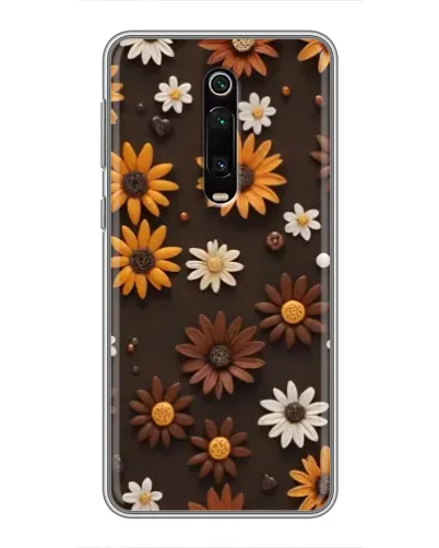Чехол для Xiaomi Mi 9T с картинкой «Узор из маленьких подсолнухов» Чехол для Xiaomi Mi 9T с картинкой «Узор из маленьких подсолнухов»