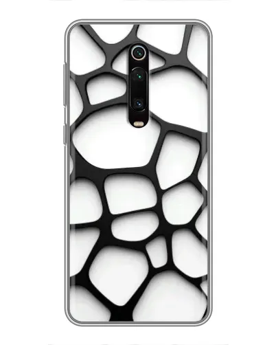 Чехол для Xiaomi Mi 9T с картинкой «Белая объемная сетка» Чехол для Xiaomi Mi 9T с картинкой «Белая объемная сетка»