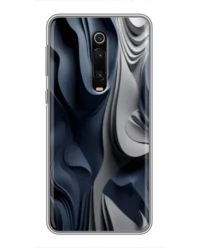 Чехол для Xiaomi Mi 9T с картинкой «Объемные синие складки» Чехол для Xiaomi Mi 9T с картинкой «Объемные синие складки»