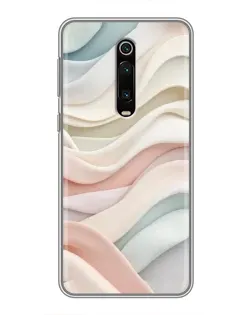 Чехол для Xiaomi Mi 9T с картинкой «Пастельные нежные волны»