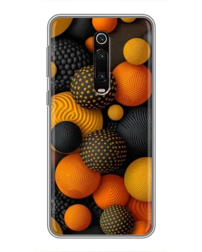 Чехол для Xiaomi Mi 9T с картинкой «Объемные оранжевые сферы» Чехол для Xiaomi Mi 9T с картинкой «Объемные оранжевые сферы»