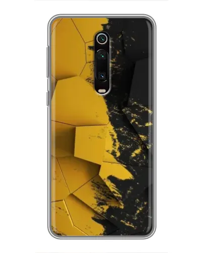 Чехол для Xiaomi Mi 9T с картинкой «Золотые осколки геометрии» Чехол для Xiaomi Mi 9T с картинкой «Золотые осколки геометрии»