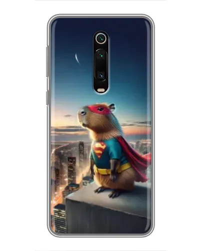 Чехол для Xiaomi Mi 9T с картинкой «Капи-мен супергерой» Чехол для Xiaomi Mi 9T с картинкой «Капи-мен супергерой»