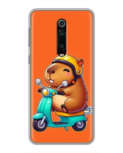 Чехол для Xiaomi Mi 9T с картинкой «Капибара на скутере» Чехол для Xiaomi Mi 9T с картинкой «Капибара на скутере»