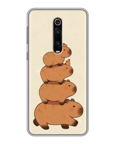 Чехол для Xiaomi Mi 9T с картинкой «Башня из капибар» Чехол для Xiaomi Mi 9T с картинкой «Башня из капибар»
