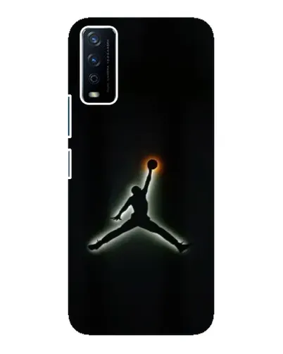 Чехол для Vivo Y12s с картинкой «Jordan Gradient Logo»