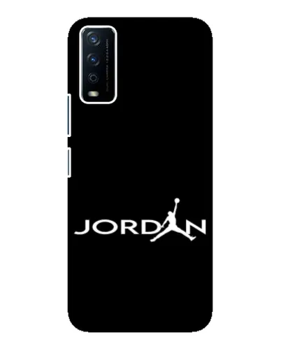 Чехол для Vivo Y12s с картинкой «Jordan White Logo»