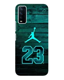 Чехол для Vivo Y12s с картинкой «Jordan Cyan 23»