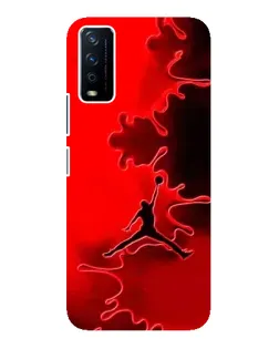 Чехол для Vivo Y12s с картинкой «Jordan Red Smoke»