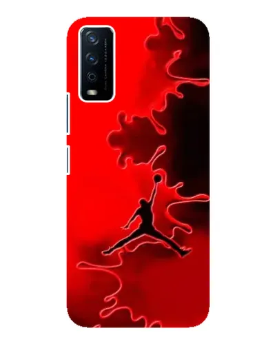 Чехол для Vivo Y12s с картинкой «Jordan Red Smoke»
