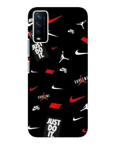 Чехол для Vivo Y12s с картинкой «Nike Mix Pattern»