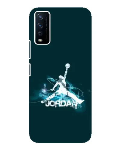 Чехол для Vivo Y12s с картинкой «Jordan Blue Fire»