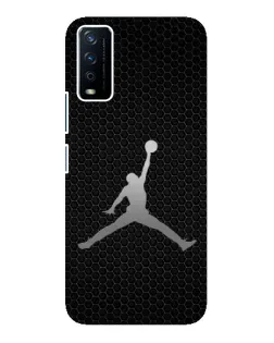 Чехол для Vivo Y12s с картинкой «Jordan Dark Carbon»