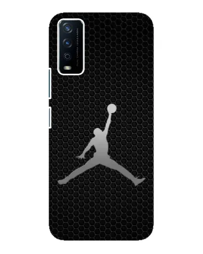 Чехол для Vivo Y12s с картинкой «Jordan Dark Carbon»