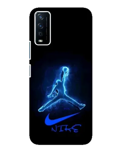 Чехол для Vivo Y12s с картинкой «Jordan Neon Blue»