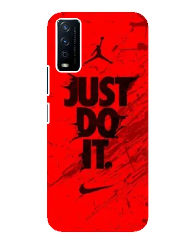 Чехол для Vivo Y12s с картинкой «Nike Just Do It»