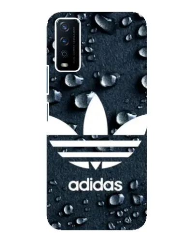Чохол для Vivo Y12s з картинкою «Adidas Trefoil Blue»
