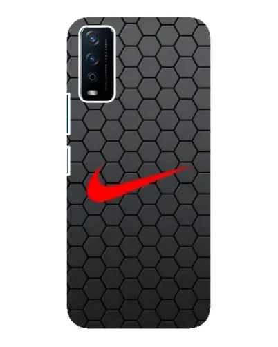Чохол для Vivo Y12s з картинкою «Nike — карбонова сітка» Чохол для Vivo Y12s з картинкою «Nike — карбонова сітка»