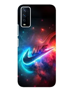 Чохол для Vivo Y12s з картинкою «Вогняний логотип Nike»