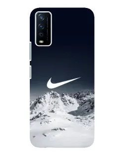 Чохол для Vivo Y12s з картинкою «Nike — зимові гори»