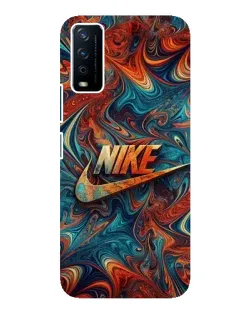 Чохол для Vivo Y12s з картинкою «Nike в абстракції»