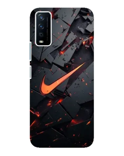 Чохол для Vivo Y12s з картинкою «Nike — ефект розломів» Чохол для Vivo Y12s з картинкою «Nike — ефект розломів»