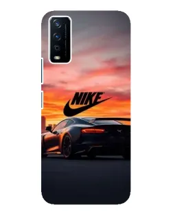 Чохол для Vivo Y12s з картинкою «Nike та суперкар»