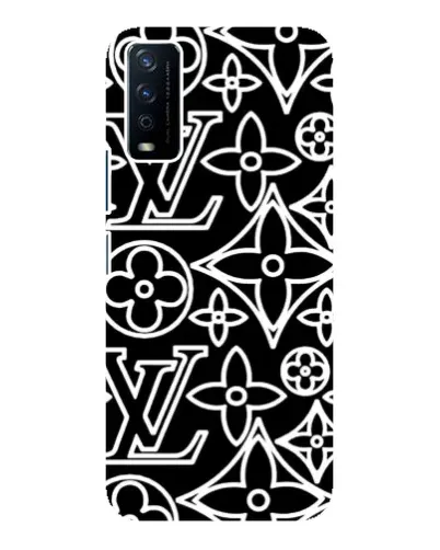 Чохол для Vivo Y12s з картинкою «Чорно-білий візерунок LV» Чохол для Vivo Y12s з картинкою «Чорно-білий візерунок LV»
