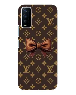 Чохол для Vivo Y12s з картинкою «LV з бантом»