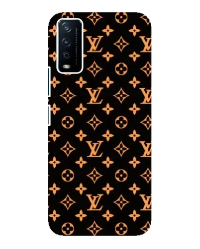 Чохол для Vivo Y12s з картинкою «Золота монограма LV» Чохол для Vivo Y12s з картинкою «Золота монограма LV»