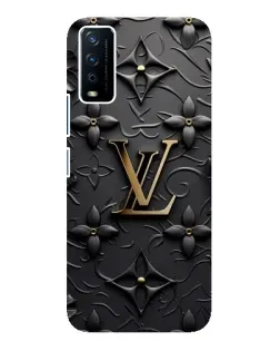 Чохол для Vivo Y12s з картинкою «Шкіряна текстура LV»