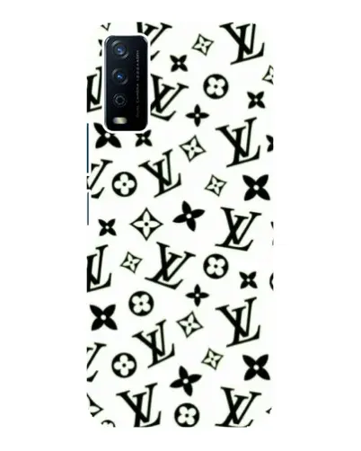Чохол для Vivo Y12s з картинкою «Монохромний хаос LV» Чохол для Vivo Y12s з картинкою «Монохромний хаос LV»